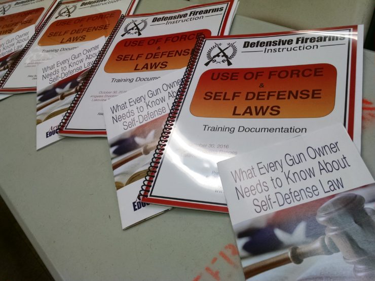 CALIFORNIA SELF DEFENSE LAWS CLASS